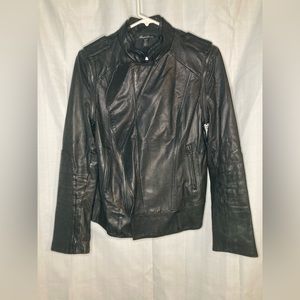 Kenneth Cole New York Womens Size 6 Genuine Leather Jacket NWOT